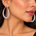 925 Sterling Silver Twisted Hoop Earrings